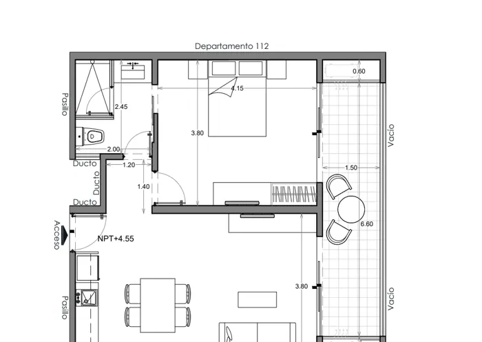 Plano de Depto. 113, Costa Celeste