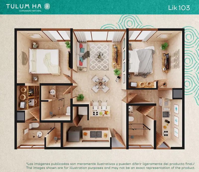 Plano de Lik 103, Tulum Ha